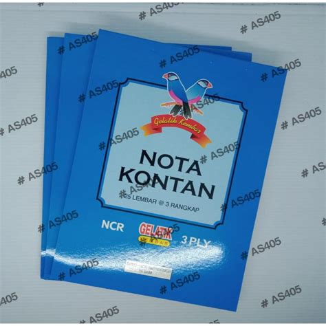 Jual Nota Kontan 3 Ply Ukuran 1 4 Folio Gelatik Kembar KECIL Shopee