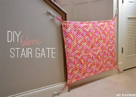 How to Make your Own DIY Fabric Baby Gate for your Home