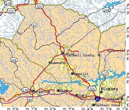 Caldwell County, North Carolina detailed profile - houses, real estate, cost of living, wages ...