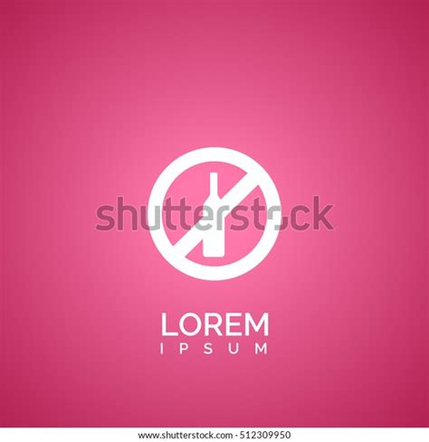 No Alcohol Icon No Alcohol Logo Stock Vector (Royalty Free) 512309950 | Shutterstock