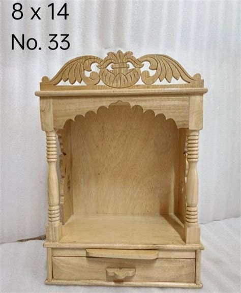 Hand Carved Brown X Inch Teak Wood Temple For Home At Rs In Surat