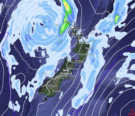 Wednesdays National Forecast Heavy Rain Far North Weatherwatch