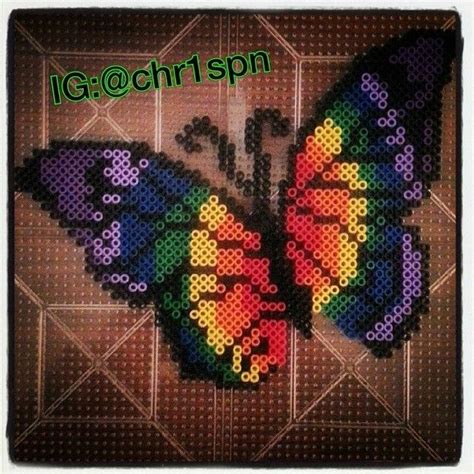 Butterfly Perler Beads By Chr1spn Plantillas Hama Beads Hama Hama Beads