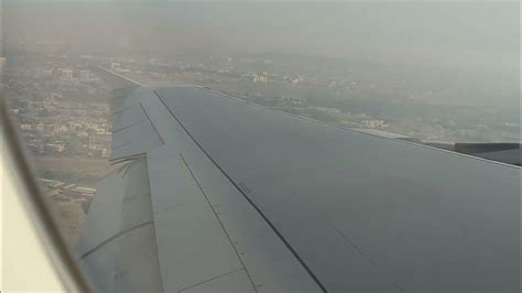 Emirates A380 Takeoff From Dubai Amazing Wing View Of The Mighty