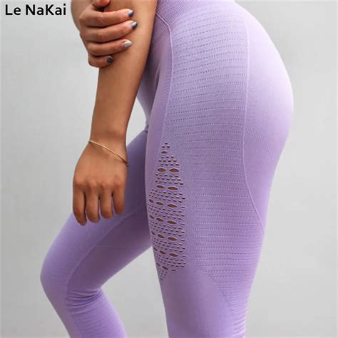 High Waist Seamless Yoga Pants Workout Black Gym Leggings Squat Proof