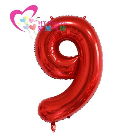 Cheap 40 Inch Red Large Numbers Balloon 0 9 Birthday Party Decorations