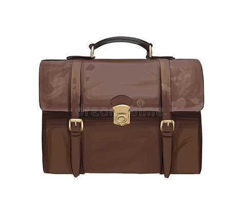 Leather Brown Men Briefcase From Multicolored Paints Splash Of