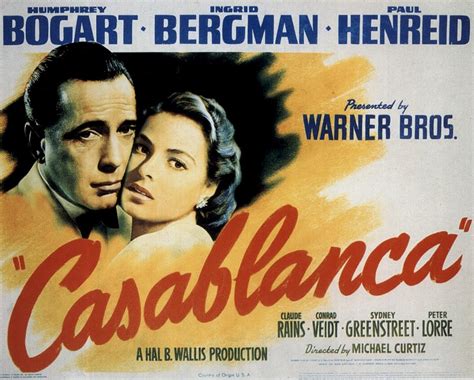 Movie Posters Casablanca 1942