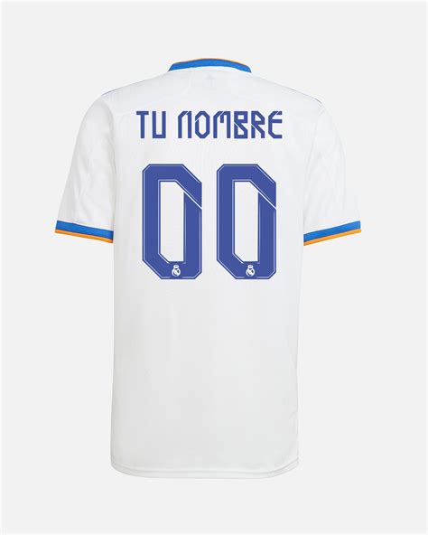 Camiseta 1ª Real Madrid 2021 2022 personalizada