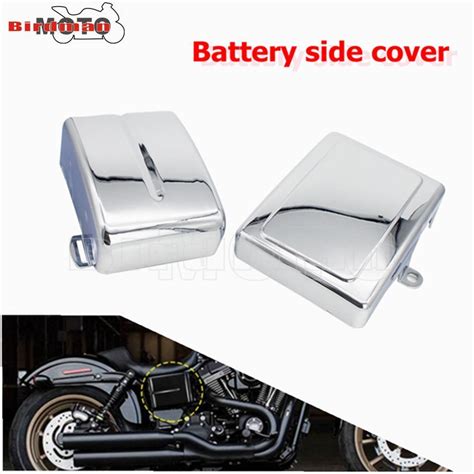 Chrome Battery Cover For Harley Dyna Low Rider Fat Bob Switchback Super