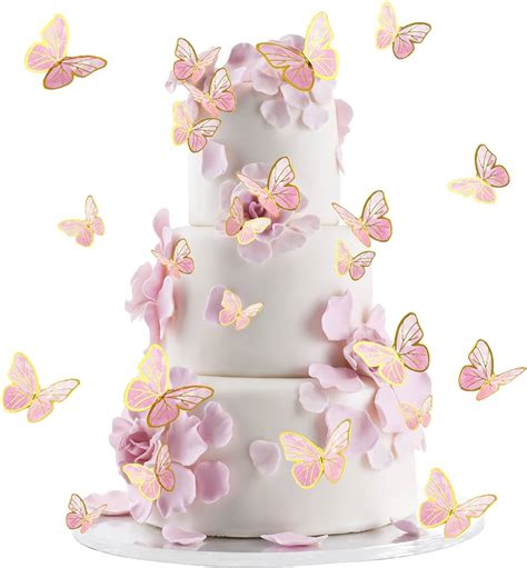 Vibrant And Colorful Butterfly Cake Decorations For A Spring Celebration