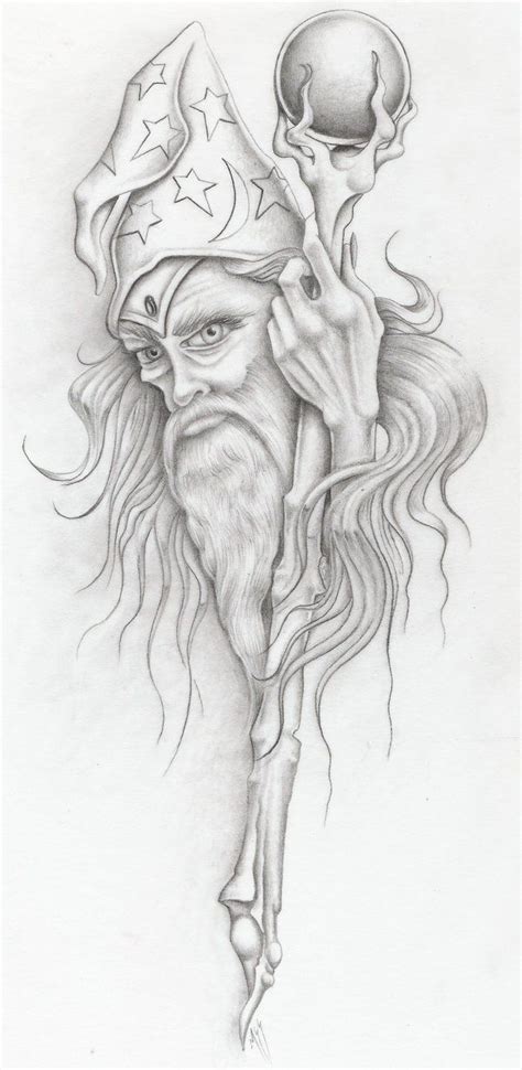 Wizzzzzzzard By Markfellows On Deviantart Wizard Drawings Wizard