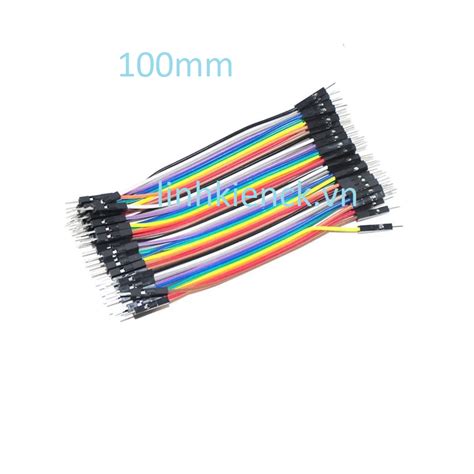 Dây Cắm Breadboard Đực Đực 10cm 40 Sợi M M Jumper Wire