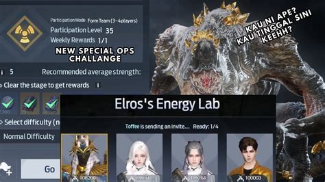 MARI KITA COBA WEEKLY BARU NEW SPECIAL OPS ELROS ENERGY LAB GUYS