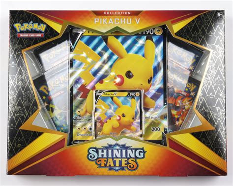 Shining Fates Pikachu V Collection Box Set for sale online Pokémon TCG