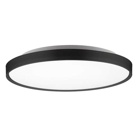 KUZCO Brunswick 22 In 1 Light 42 Watt Black Integrated LED Flush Mount