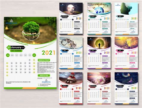 Calendar Design Project on Behance