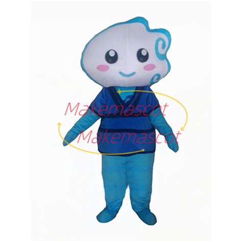 Cloud Man Mascot Cartoon Costume