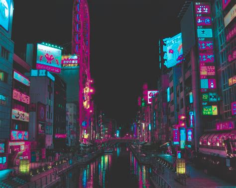 Aesthetic Japan Nightlife Wallpapers Wallpaper Cave