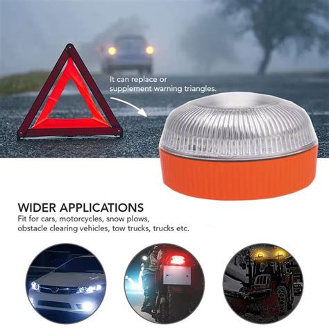 portable commander led beacon warning light  road safety