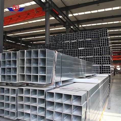 X Mm Square Tube Shs Hot Dipped Galvanized Square Steel Pipe China