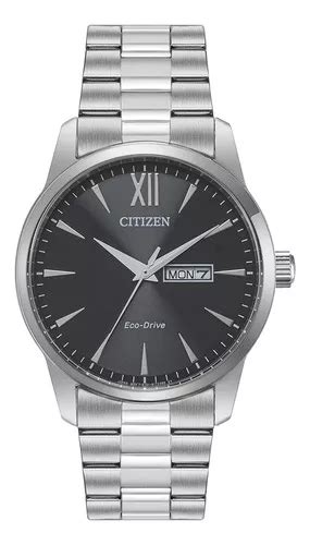 Reloj Citizen Eco Drive Caballero Plata Dc Bm E S Mercadolibre