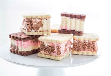 Neapolitan Ice Cream Sandwiches Goodcook Recipes Recipe Desserts