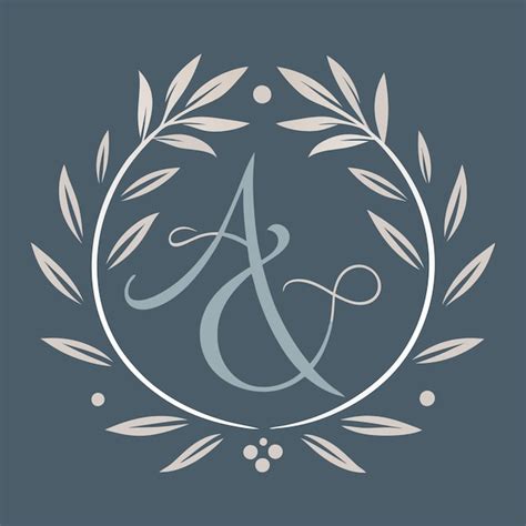 Elegant Wedding Monograms Hand Drawn Elegant Delicate Logo Design