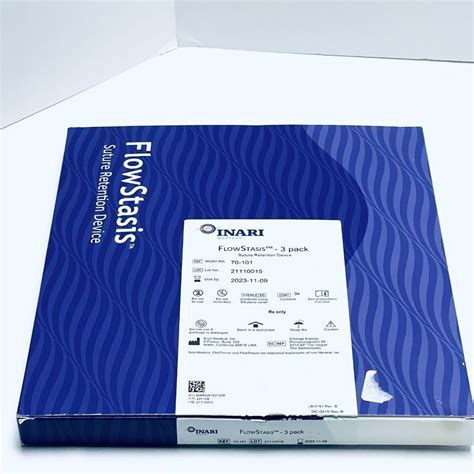 New INARI MEDICAL 70 101 FlowStasis Suture Retention Device Disposables