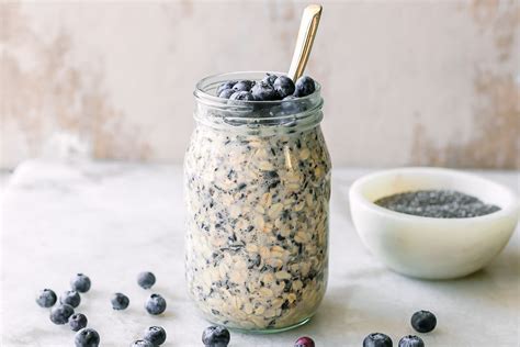 Blueberry Overnight Oats ⋆ Easy Tasty Simple To Prep And Go