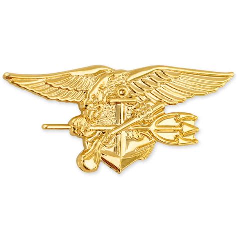 Navy Seals Lapel/Hat Pin - Gold - Military Depot