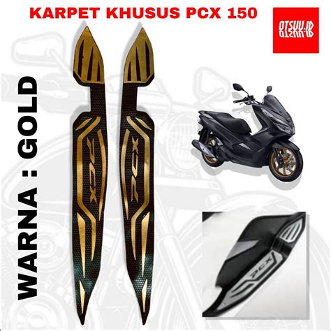 Karpet PCX 150 Bahan Karet Tahun 2018 Pijakan Kaki PCX 150 Lazada