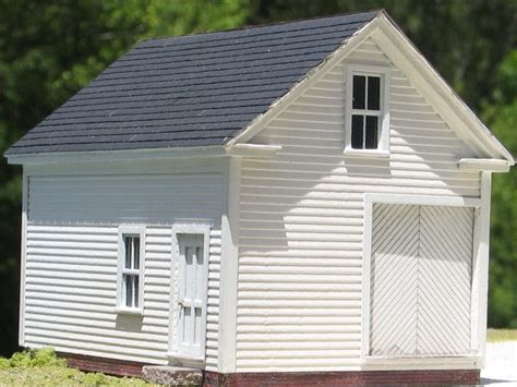 1013hb Small Carriage House Barn A Mount Blue Ho Scale Laser Kit