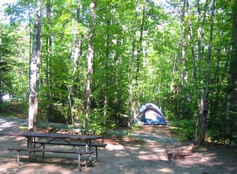 Hancock Campground in White Mountains NH