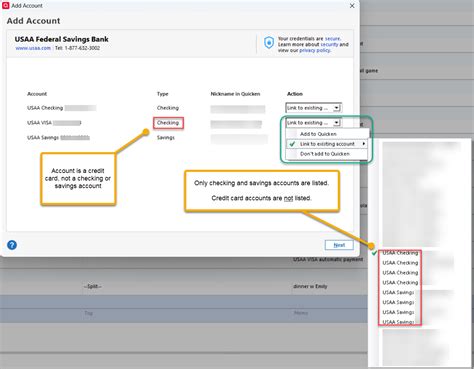 Usaa Credit Card Account Showing As Checking Windows — Quicken