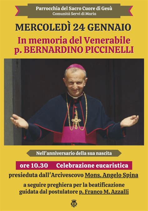 Celebrazione In Memoria Di Padre Bernardino Arcidiocesi Di Ancona Osimo