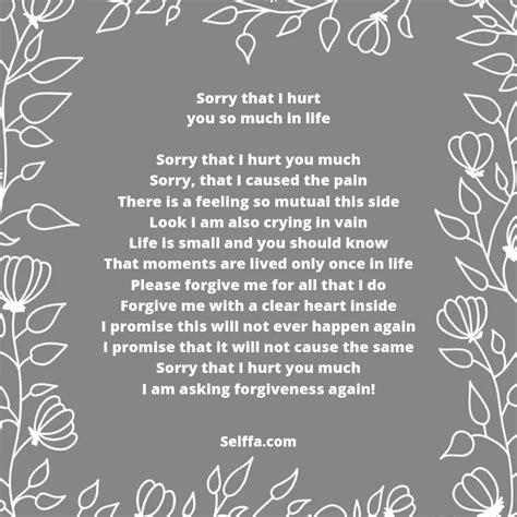 Im Sorry Poems For Her