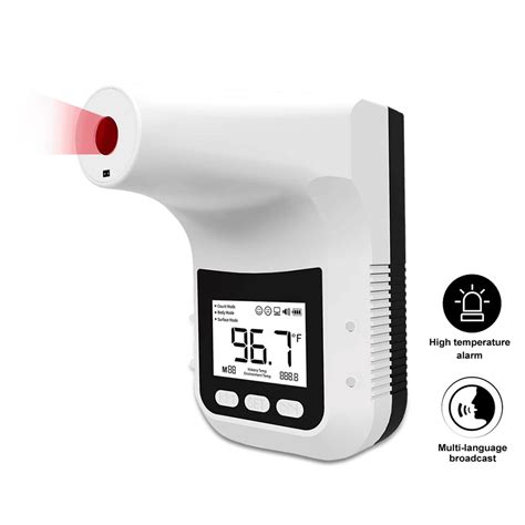 Promotional K3 Pro Wall Mounted Touchless Infrared Thermometer Personalized With Your Custom Logo