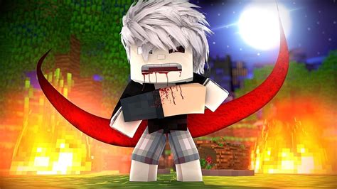 Minecraft Tokyo Ghoul A Touken Comeu Uma Kagune Virou Kakuja