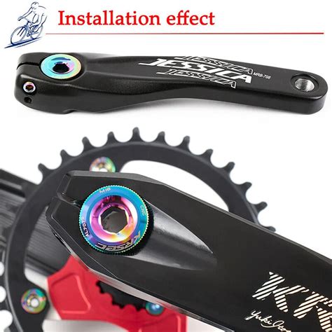 Colorful Krsec Crank Cover Screw Cap M M Mtb Crankset Crank Cover