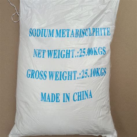 Dyeing Grade Industrial Grade Food Grade Sodium Metabisulfite Sodium