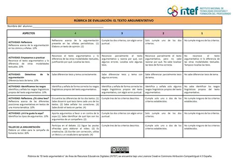 Rubrica De Evaluacion De Textos Argumentativos Porn Sex Picture 69048