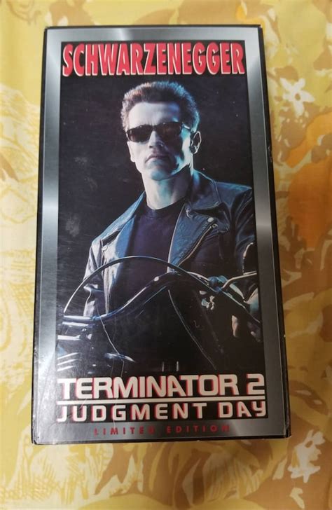 Vintage Terminator Judgement Day Vhs Tape Etsy