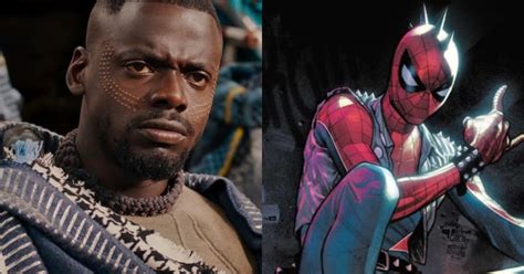 Daniel Kaluuya Το Voice Spider Punk dans Spider Man Across the Spider