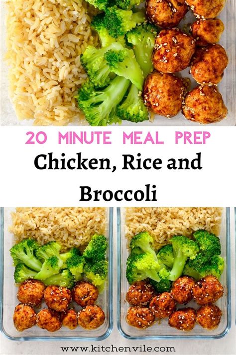 Minute Meal Prep Chicken Rice And Broccoli Chicken Meal Prep