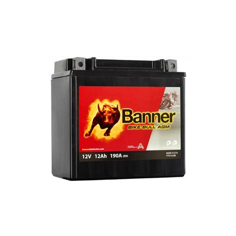 Batterie Moto Banner Agm Ytx14 Bs 51214