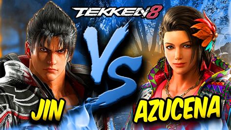 Intense Gameplay Tekken Cbt Azucena Vs Jin Kazama Youtube