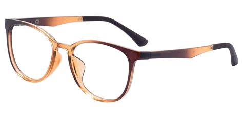 McGregor Oval Prescription Glasses - Brown | Men's Eyeglasses | Payne ...