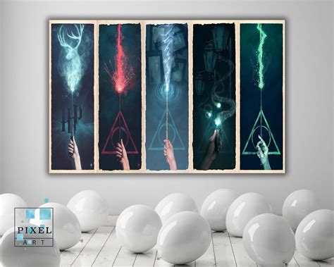 Harry Potter Wall Decor Ideas Harry Potter Wall Art Your Choice Of 5x7