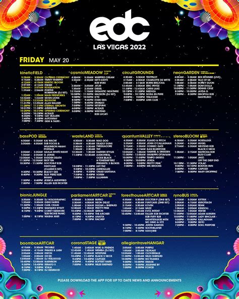 Edc Las Vegas Set Times 2025 Bella Yasmin